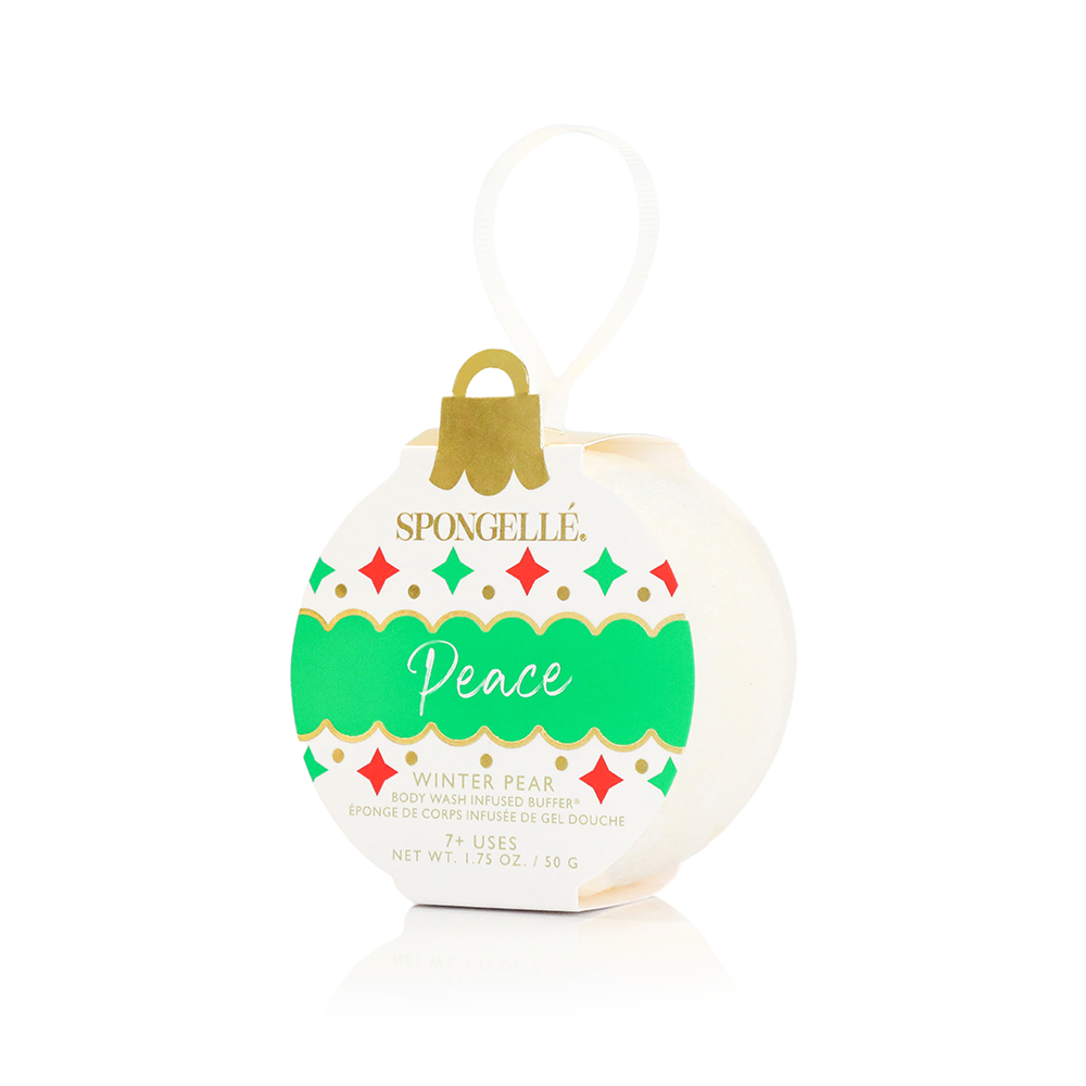Peace - Winter Pear Holiday Ornament Buffer Christmas