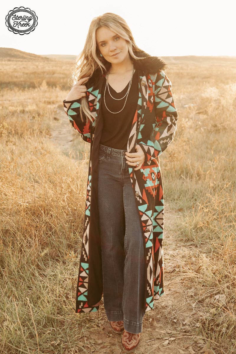 AZTECA KNIT DUSTER