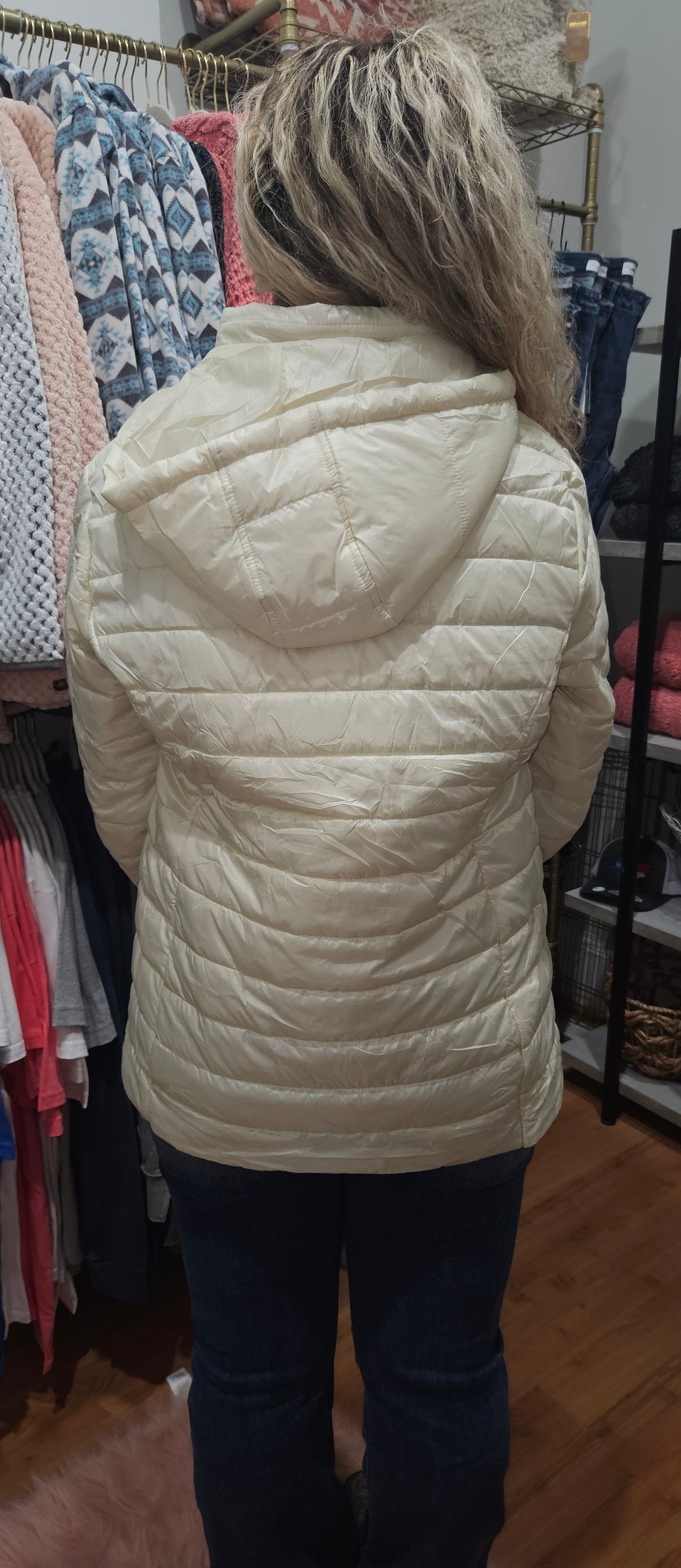 Southern Couture Packable Lightweight Puffer Jacket