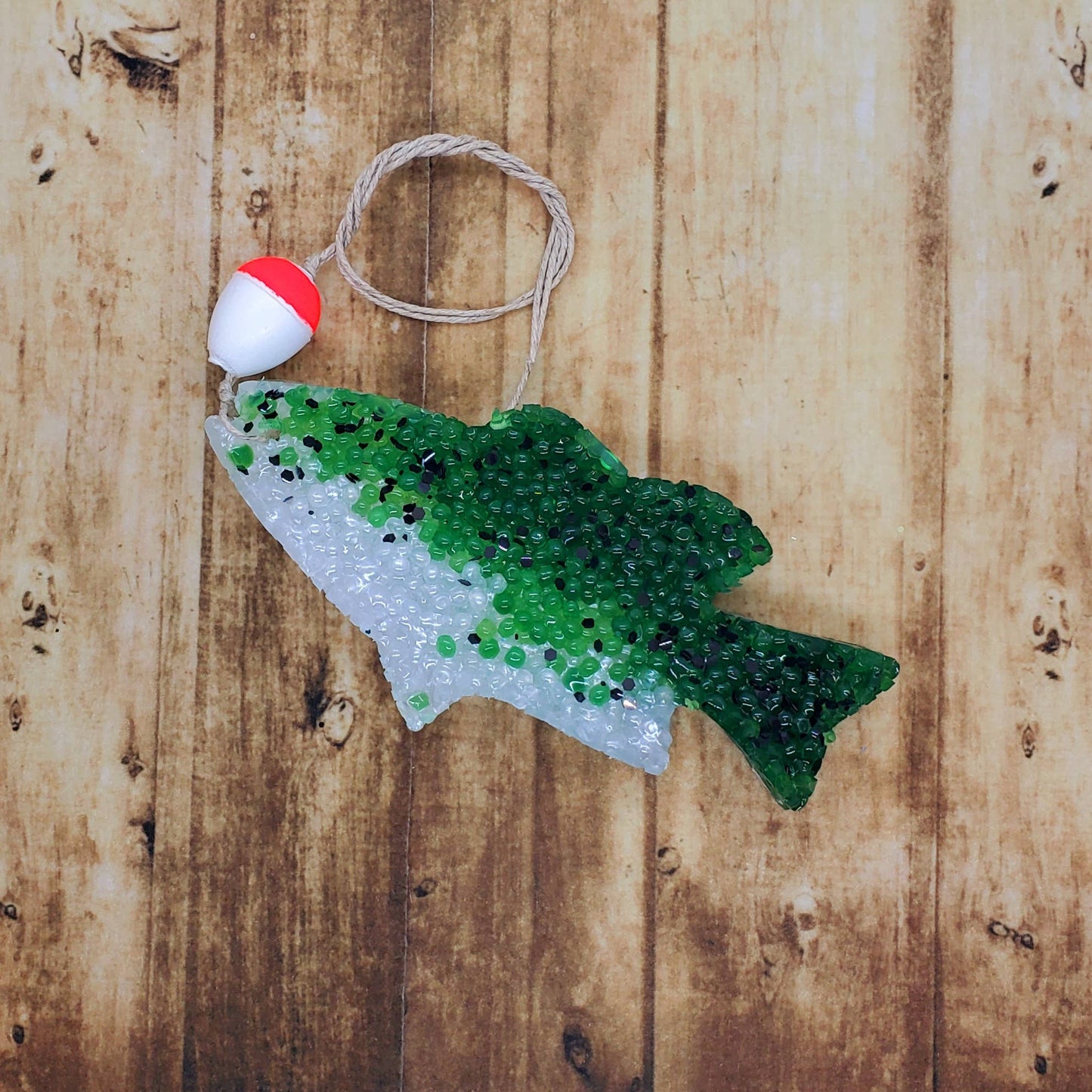 Bass Bobber Freshie: Strawberry Leather