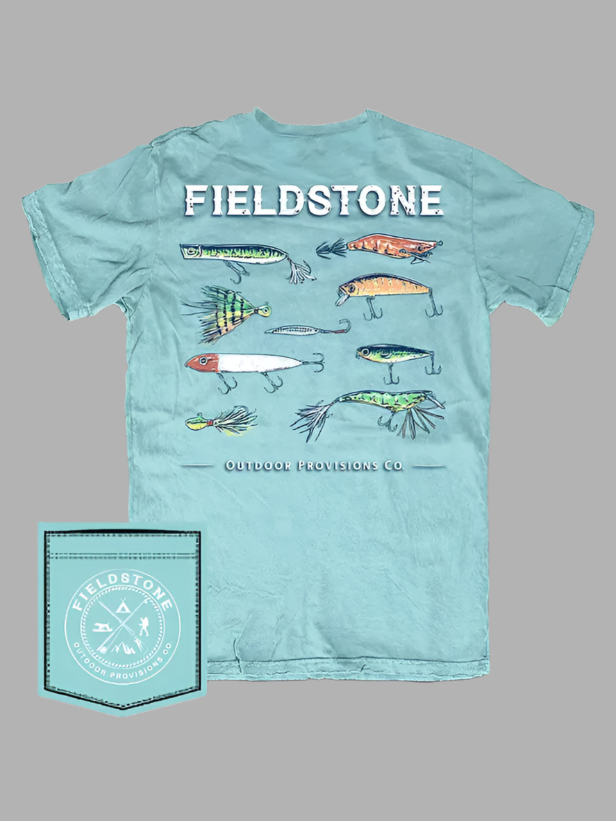 Fieldstone fishing Lures tshirt