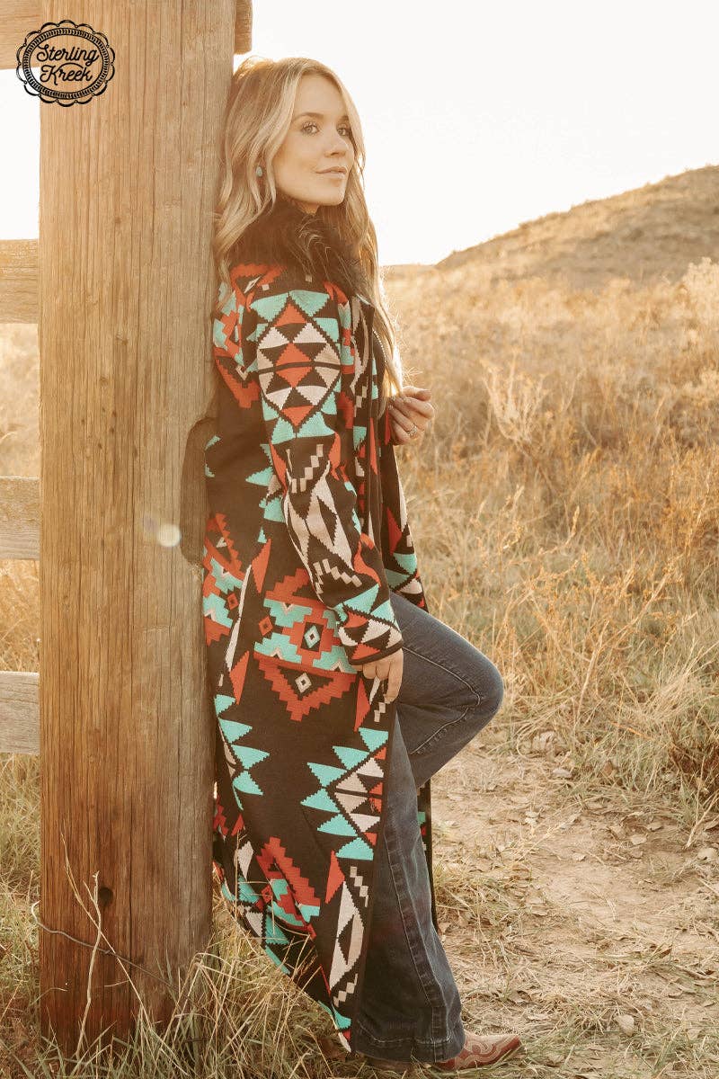 AZTECA KNIT DUSTER
