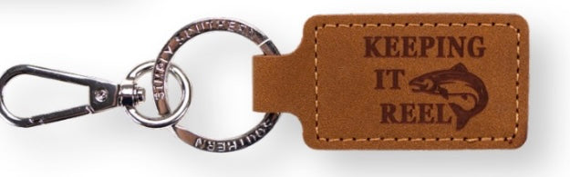 Men's Leather Keychain