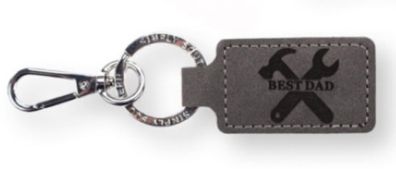 Men's Leather Keychain