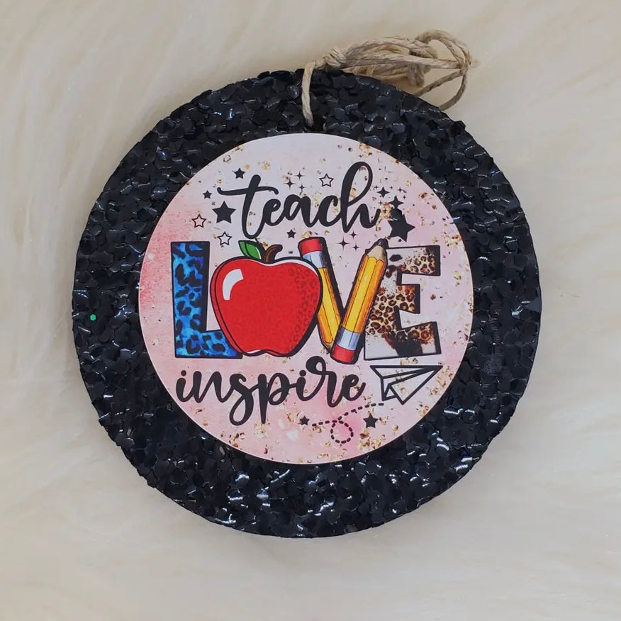 Teach Love Inspire Graphic: Freshie Strawberry Leather