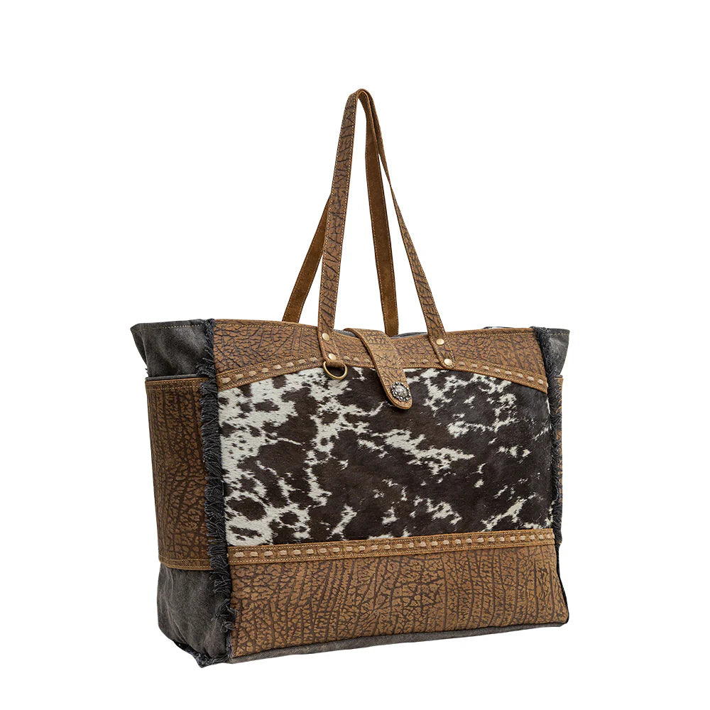 ASHER CANVAS AND HAIRON BAG