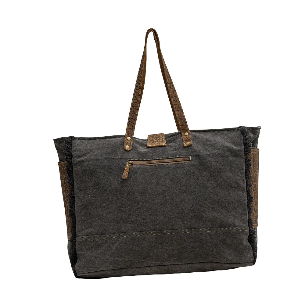 ASHER CANVAS AND HAIRON BAG