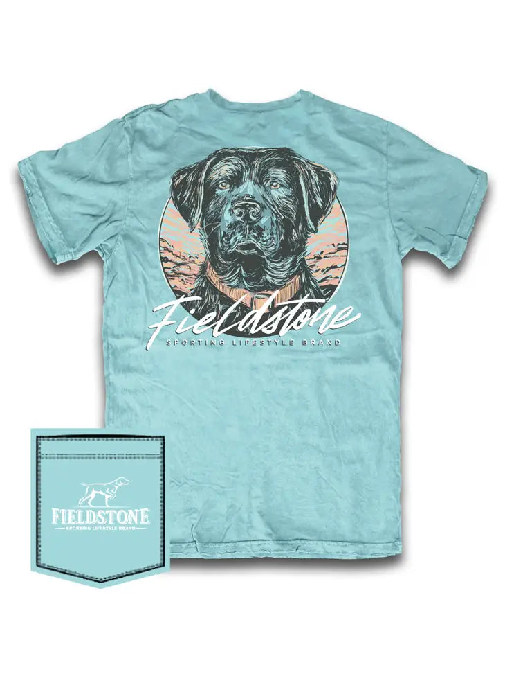Fieldstone Sunset Lab t-shirt