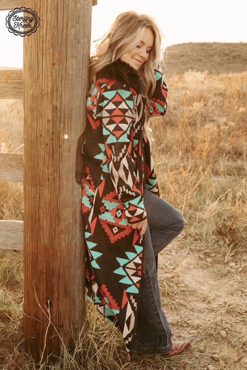 AZTECA KNIT DUSTER