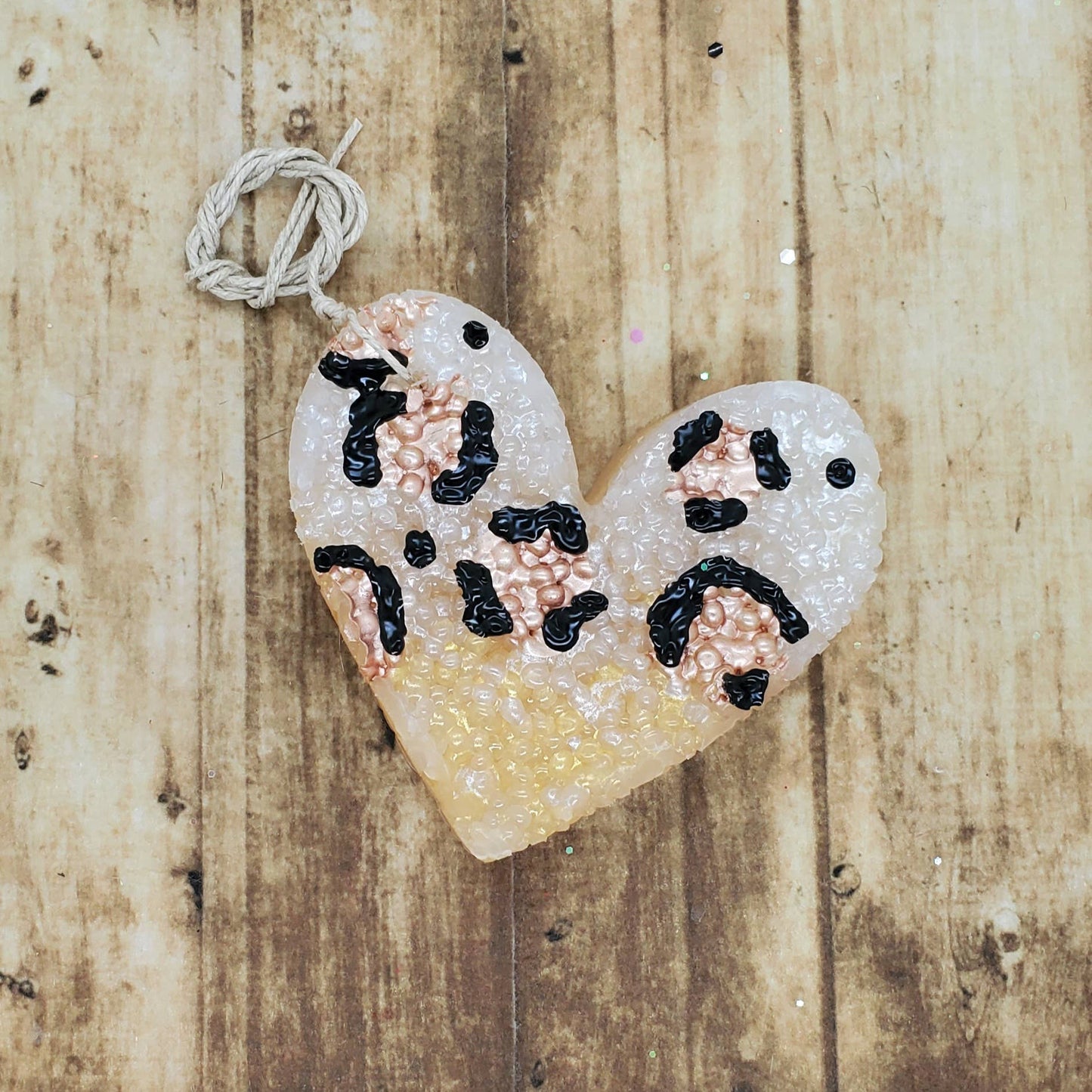 Leopard Heart Freshie: Sweet Grace