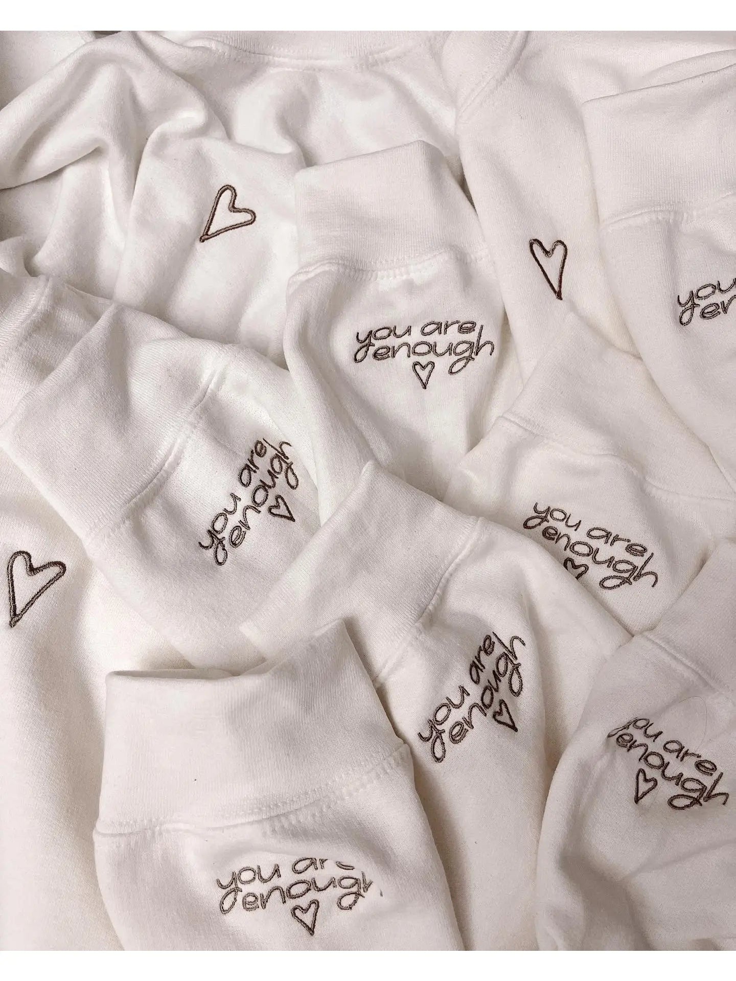 Original You Are Enough Embroidered Sweatshirt