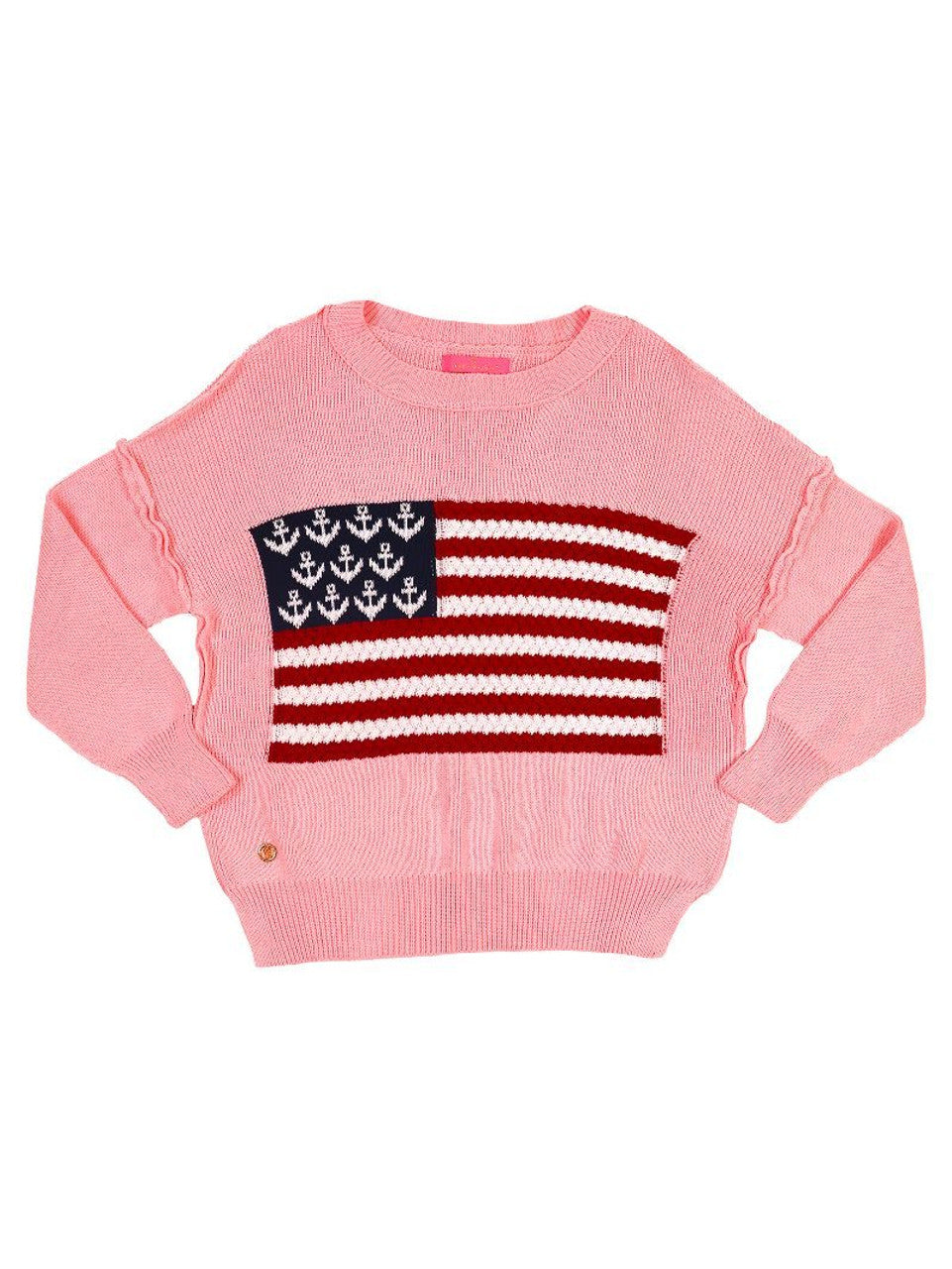 Summer Sweater American Flag & Anchors