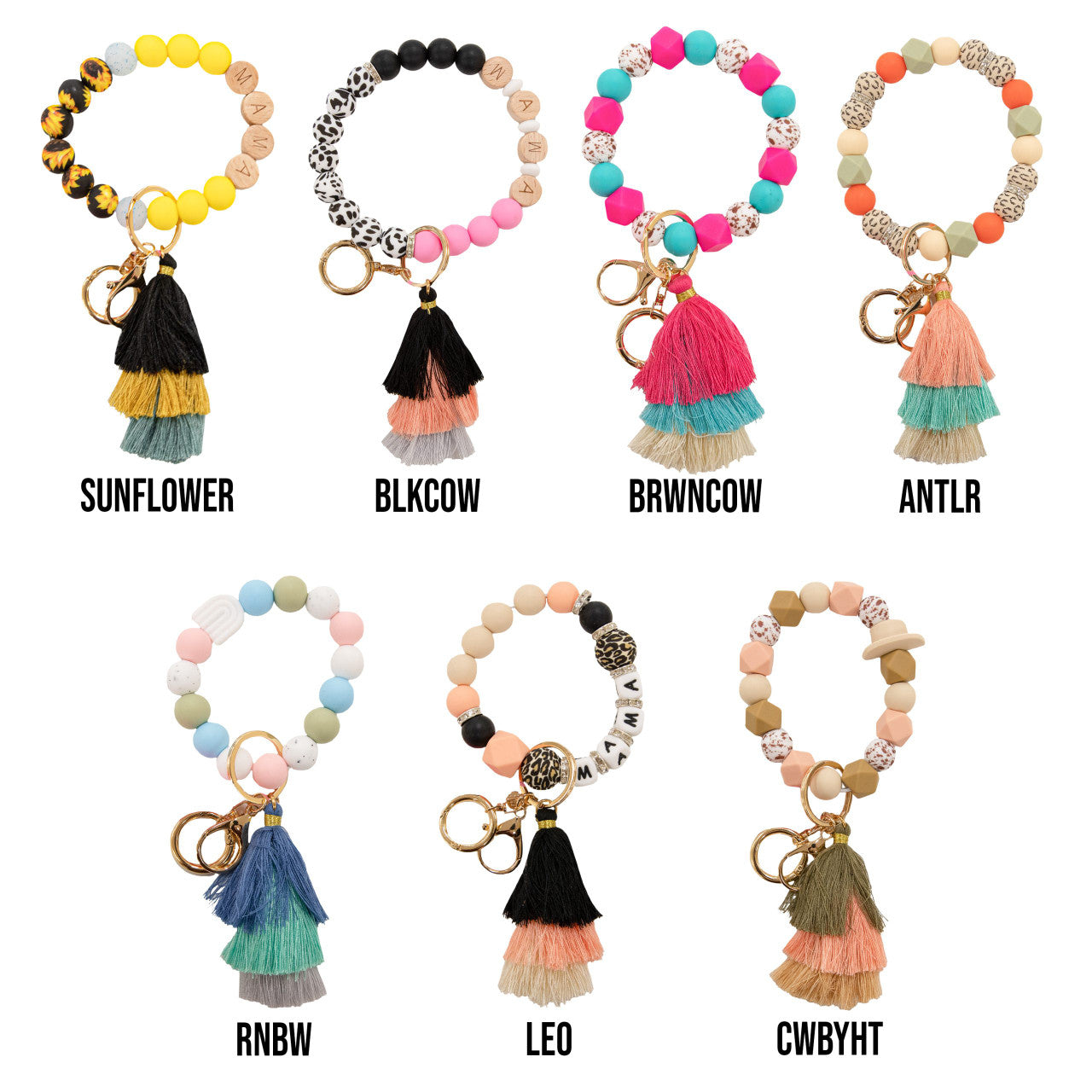 Banglebead Keychain- 14 Styles