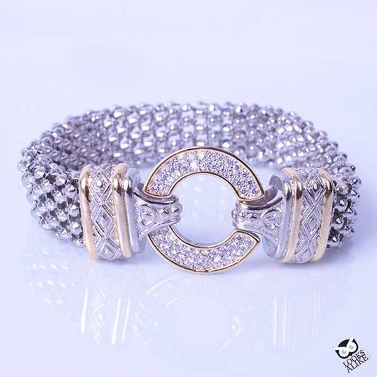 Pave Wheel Bracelet