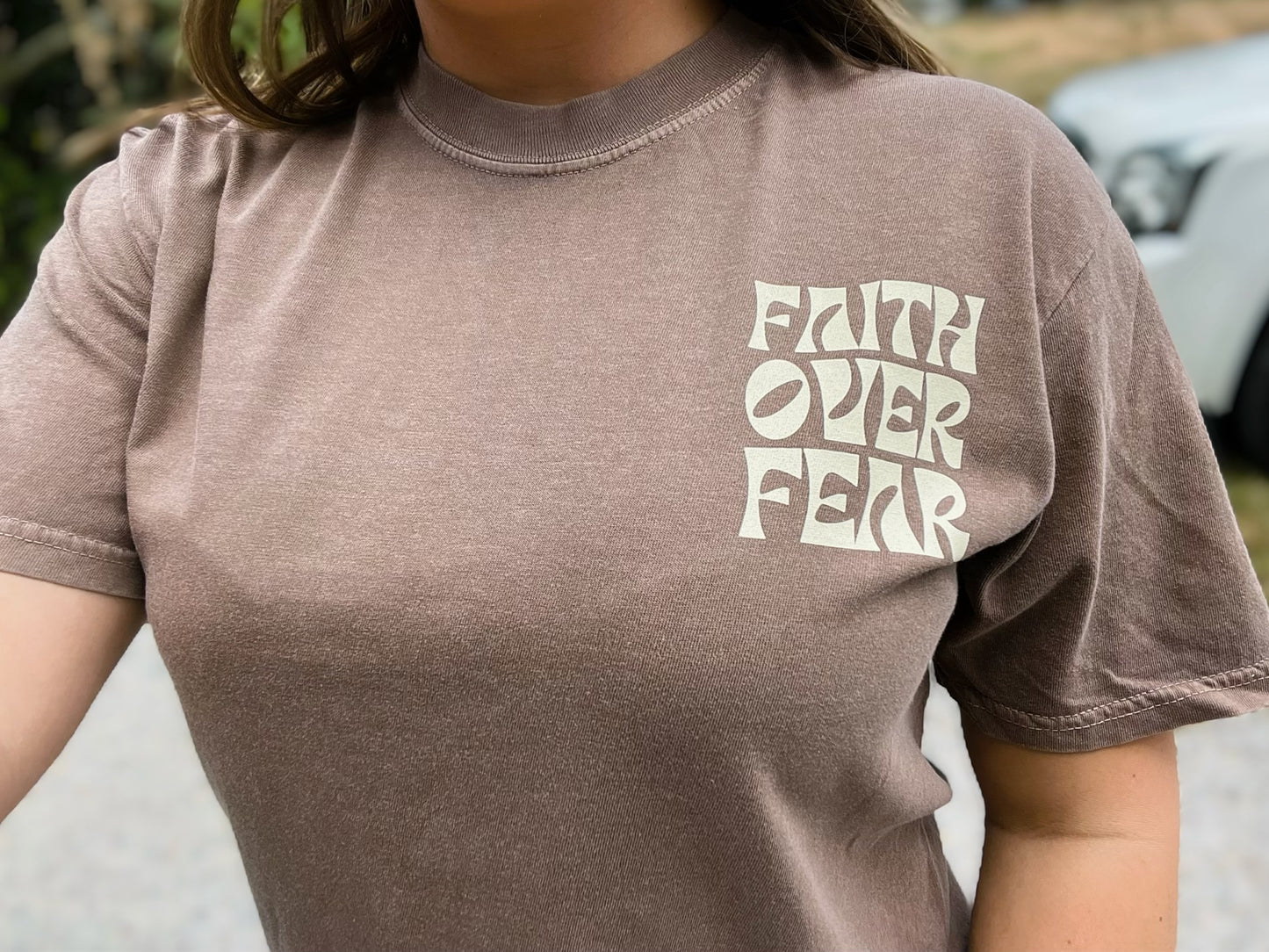 Faith Over Fear Graphic T-Shirt