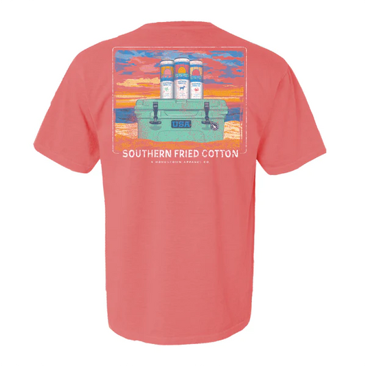 Southern Fried Cotton- Sunsets & Seltzers T-shirt