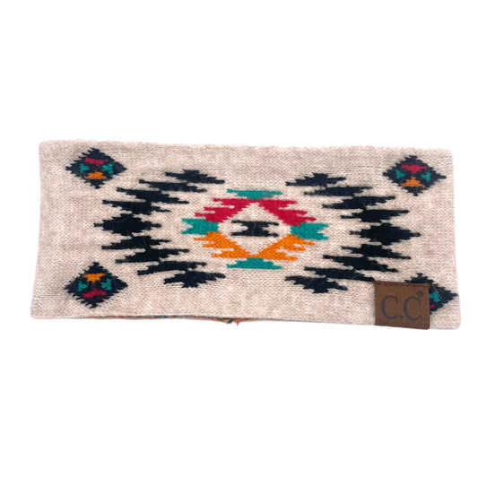 AZTEC HEADWRAP - BEIGE