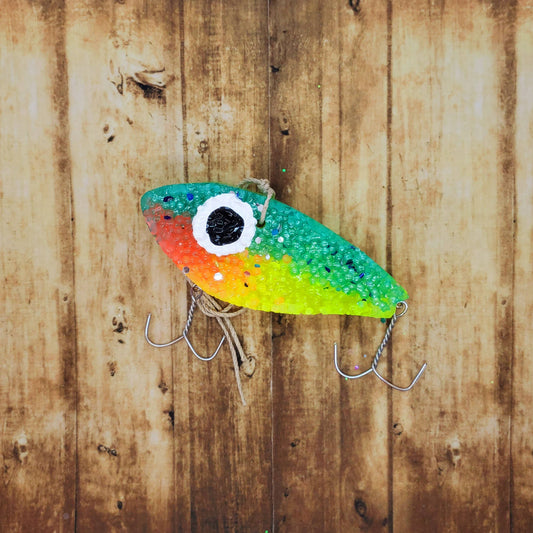 Sunfish Lure: Strawberry Leather