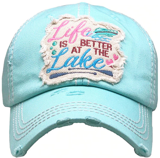 LIFE IS BETTER AT THE LAKE/Hat