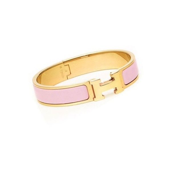 Hermes Dupe-H Clic & Clic Clac Bracelet/ Red, Pink, Sky Blue & White